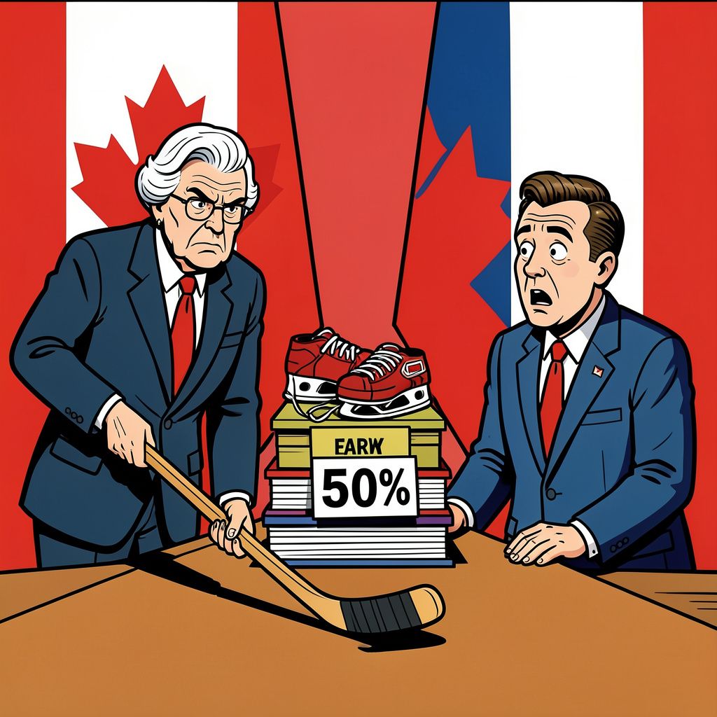 Canada stopt per direct met handelsgesprekken na bikkelharde Amerikaanse importtarieven.