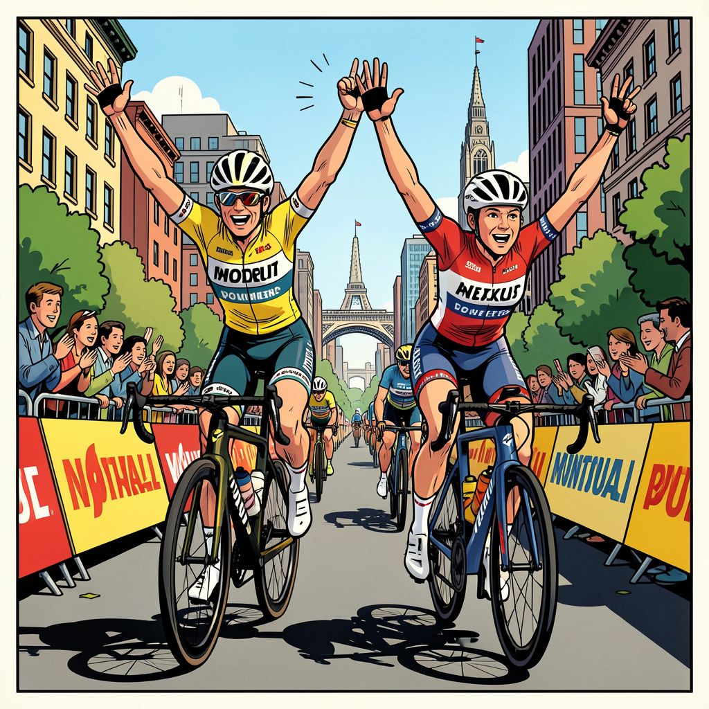 Na een bloedstollende finale grijpt Demi Vollering eindelijk haar allereerste wereldtitel in Montreal.