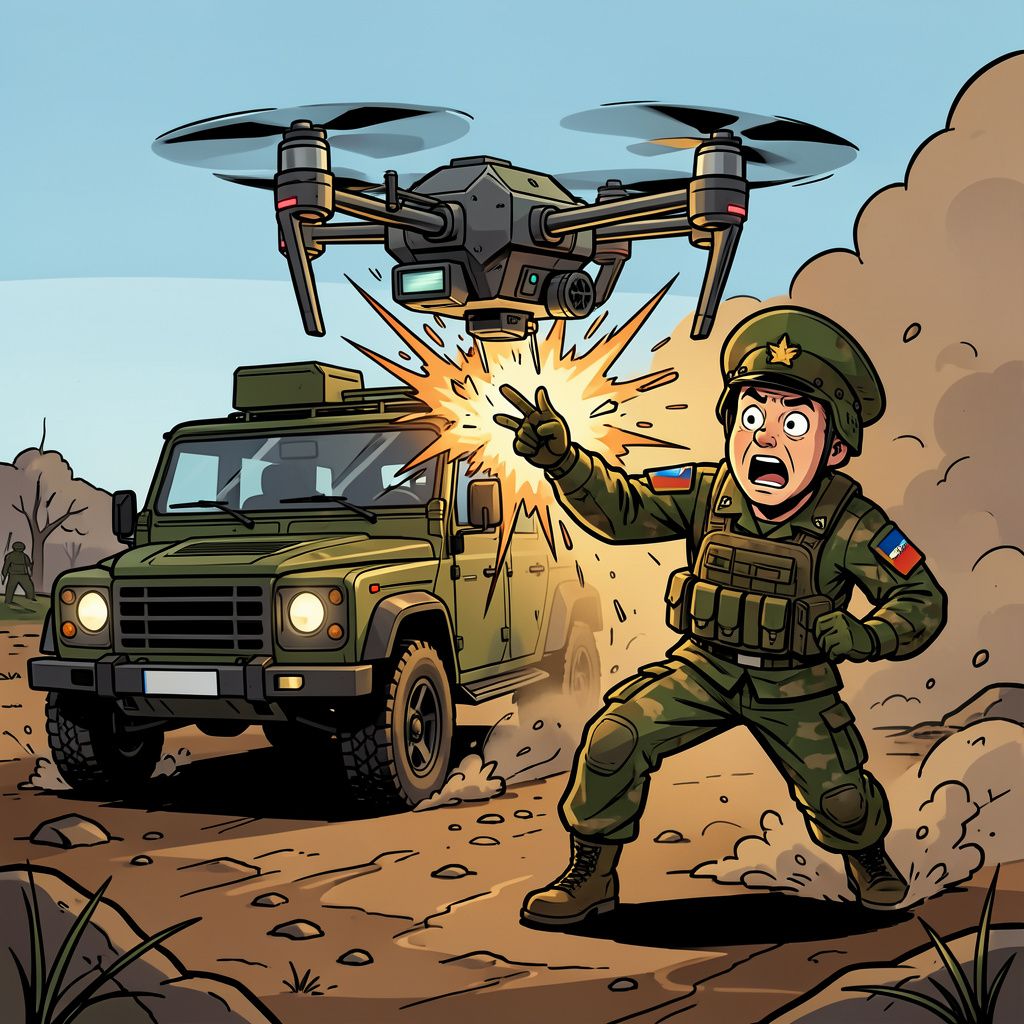 Een Oekraïense drone treft de commandant van de beruchte Boetsja-brigade diep achter het front.