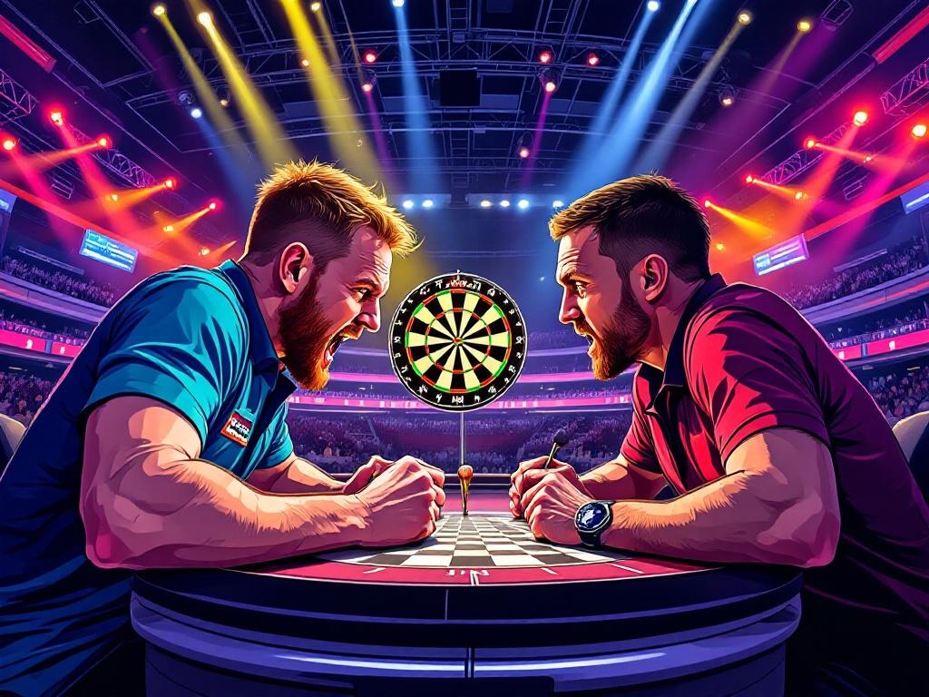 Michael van Gerwen overleeft zenuwslopende finale tegen Nijman ondanks zeven gemiste matchdarts