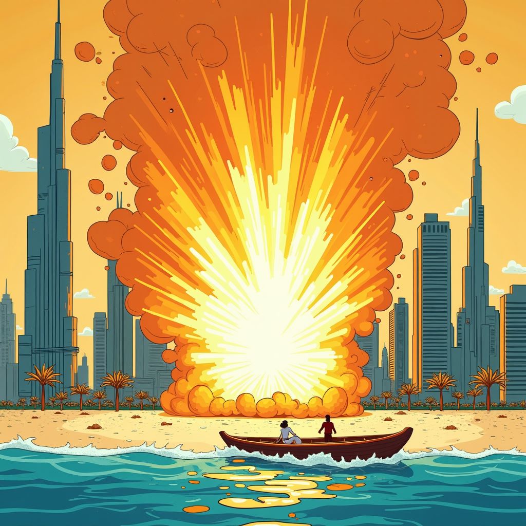 Explosie op Palm Jumeirah schokt Dubai terwijl Iran wraak neemt op VS en Israël