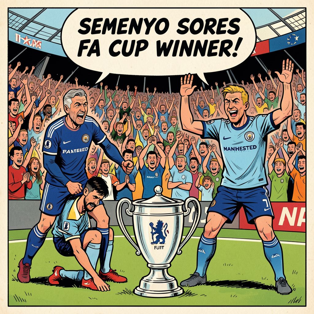 Semenyo's wondergoal bezorgt Manchester City de FA Cup in thriller tegen Chelsea