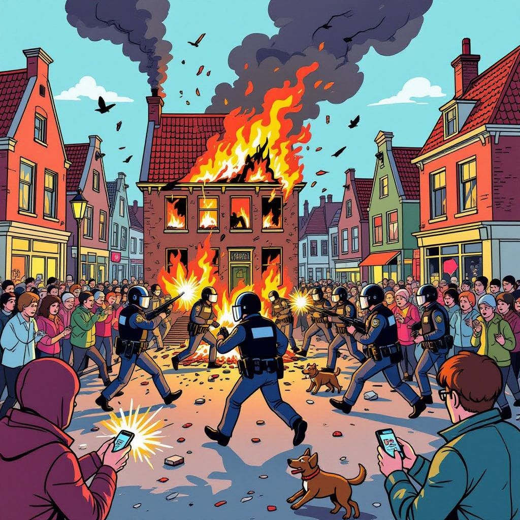 hoe een klein dorp in chaos veranderde door een asielopvang die niemand wilde