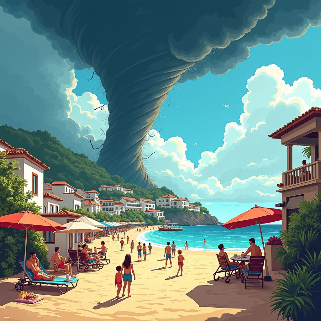 Tornado raast door Nederlands vakantiegebied en doodt Britse vrouw in Albufeira