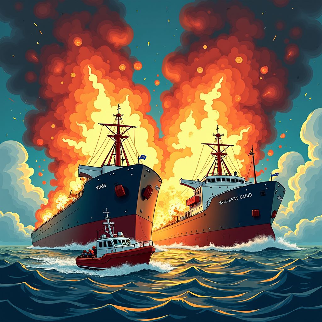 Russische olietankers exploderen mysterieus voor Turkse kust