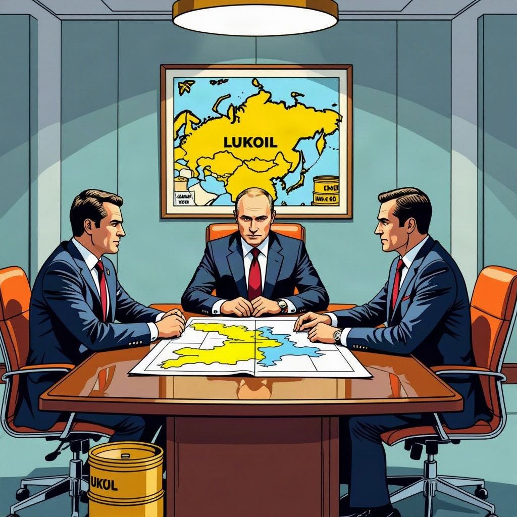 Amerikaanse vredesbesprekingen met Rusland draaien plotseling om een miljardendeal met olieconcern Lukoil.