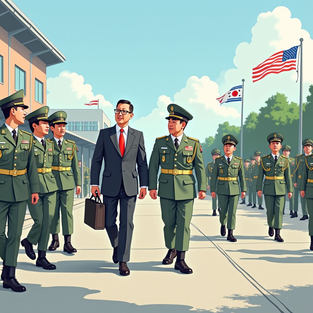 Amerika trekt zich terug uit Korea terwijl Zuid-Korea de leiding overneemt tegen Noord-Korea