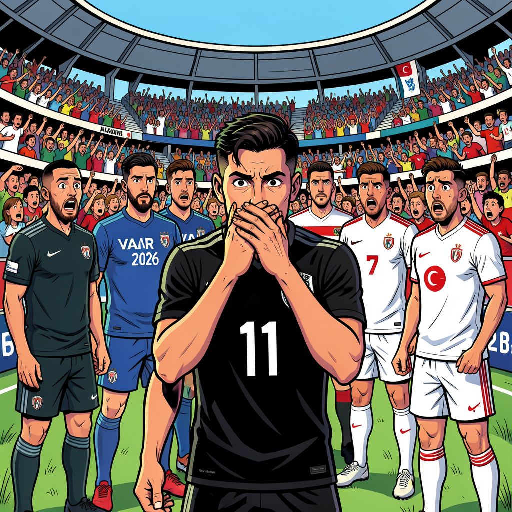 waarom kreeg miguel almirón een rode kaart voor zijn mond bedekken tijdens het wk?