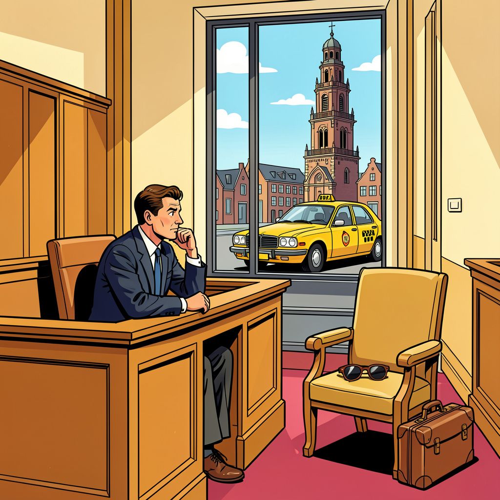 Het proces tegen de Utrechtse taxichauffeur die een jonge vrouw doodreed ligt stil door een vakantie.