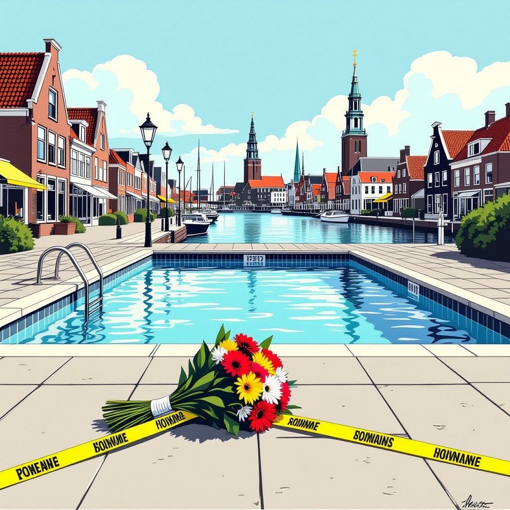 Het tropische zwemweekend in Volendam maakt abrupt plaats voor diepe rouw na een noodlottig ongeval.