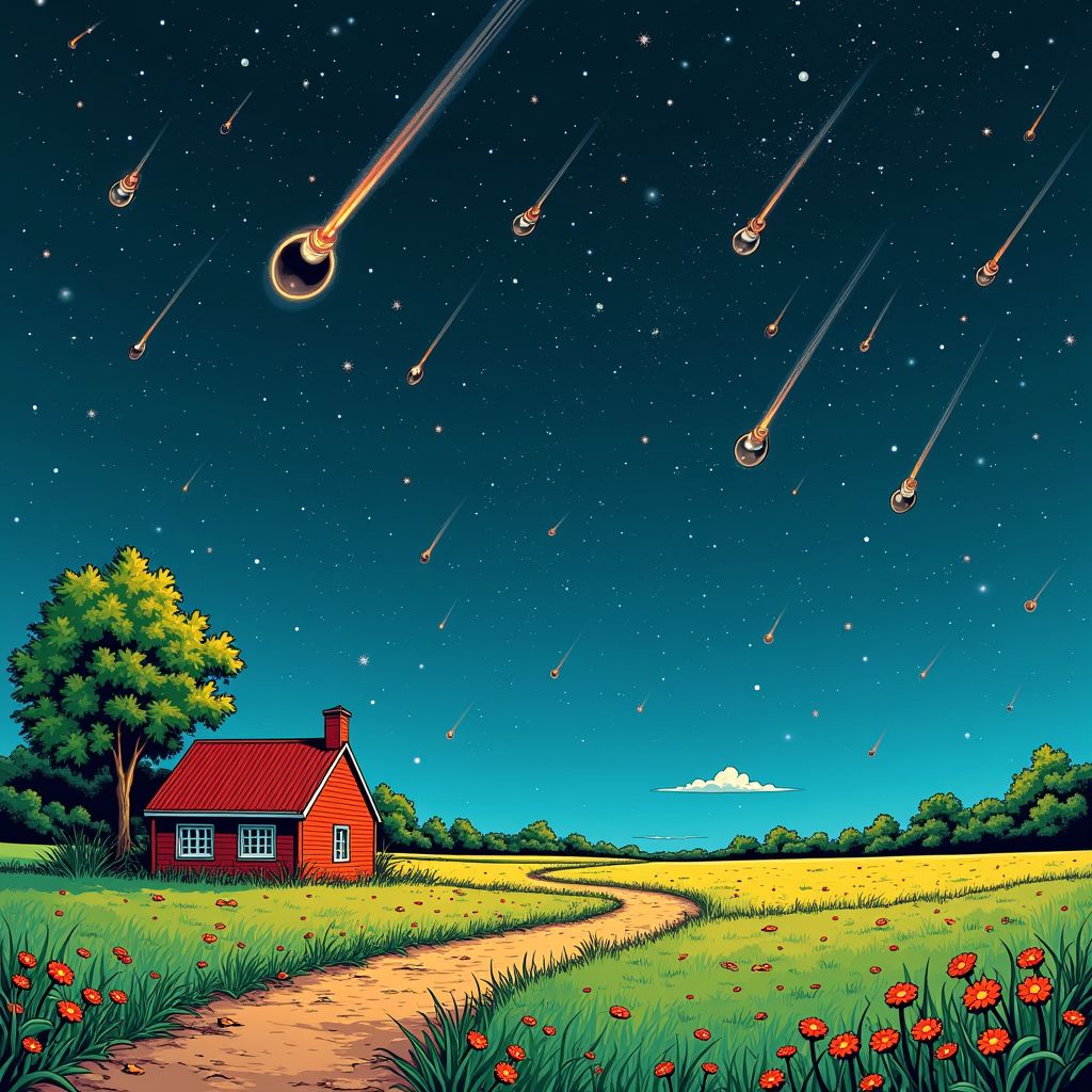 Vannacht razen er 100 vallende sterren per uur door de Nederlandse hemel