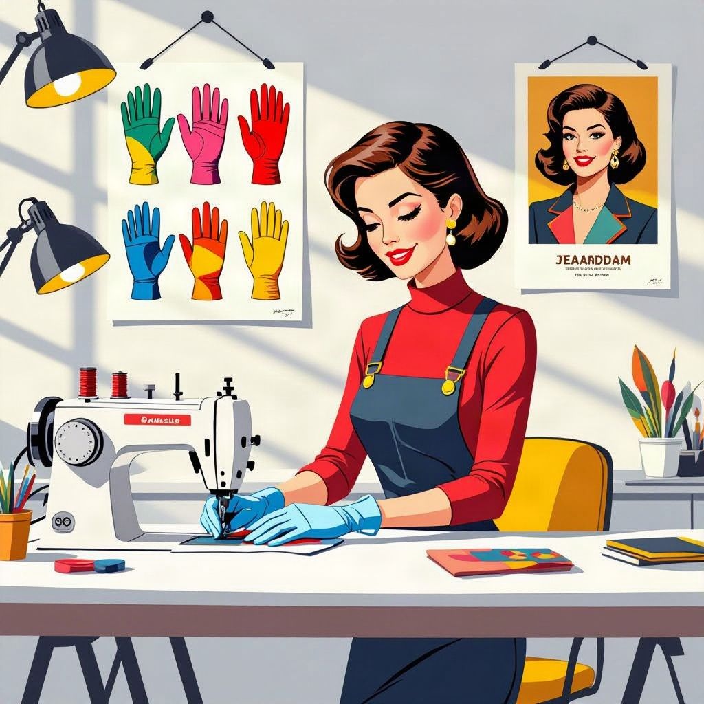 Jeanne uit Zaandam verovert de absolute wereldtop met haar handgemaakte couturehandschoenen.