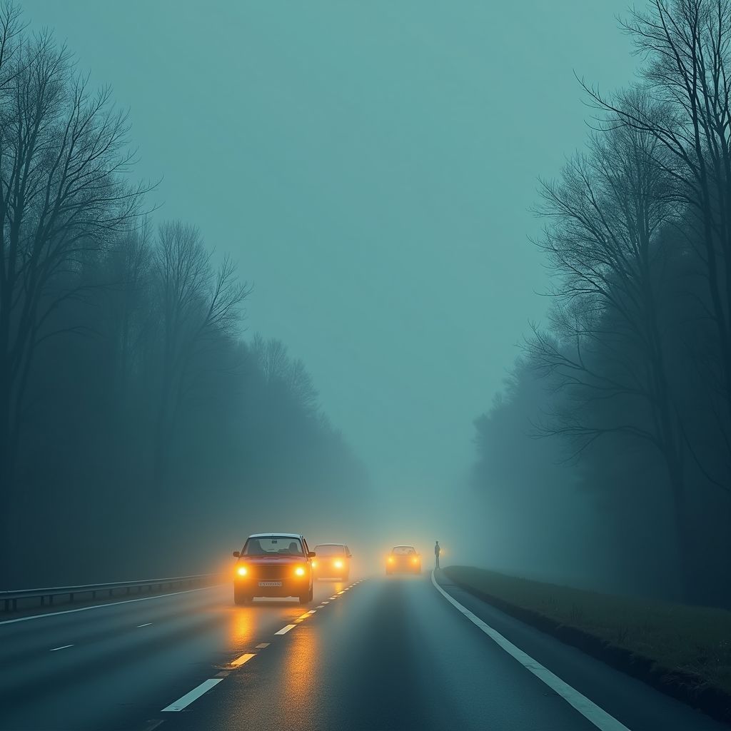 Dichte mist sluit vannacht vier provincies af van de buitenwereld