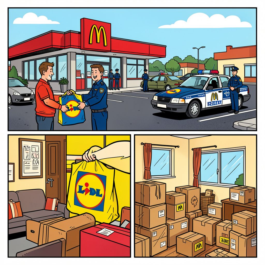 Een verdachte deal met een Lidl-tas bij de McDonald's leidt de politie naar een enorme drugsvondst in een woning.