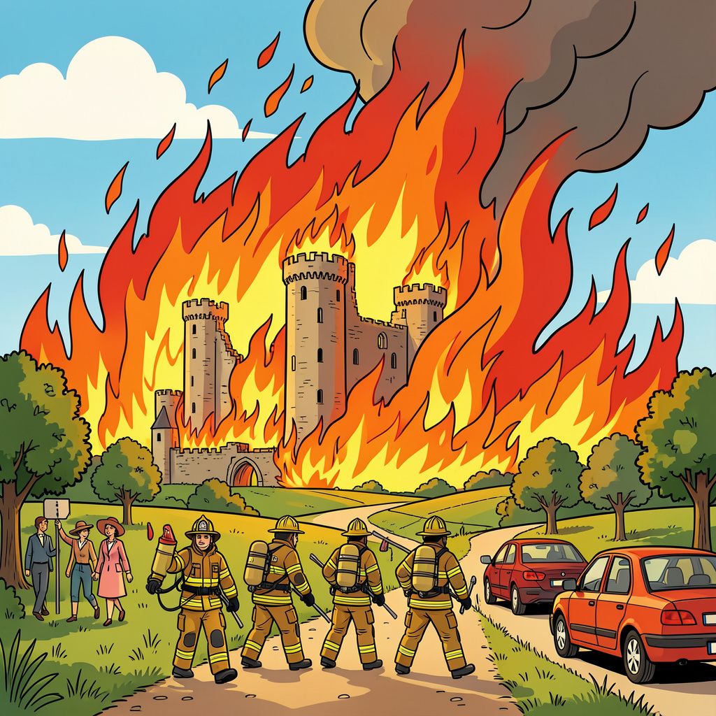 Extreme hitte van veertig graden wakkert grote natuurbrand aan in Zuid-Frankrijk.