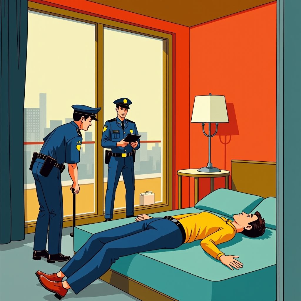 Politie vindt man bewusteloos in hotelkamer na reanimatie van drie kwartier