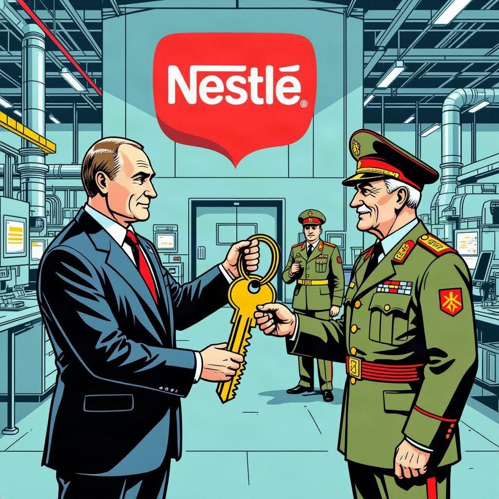 President Poetin pakt de Russische bezittingen van Nestlé af