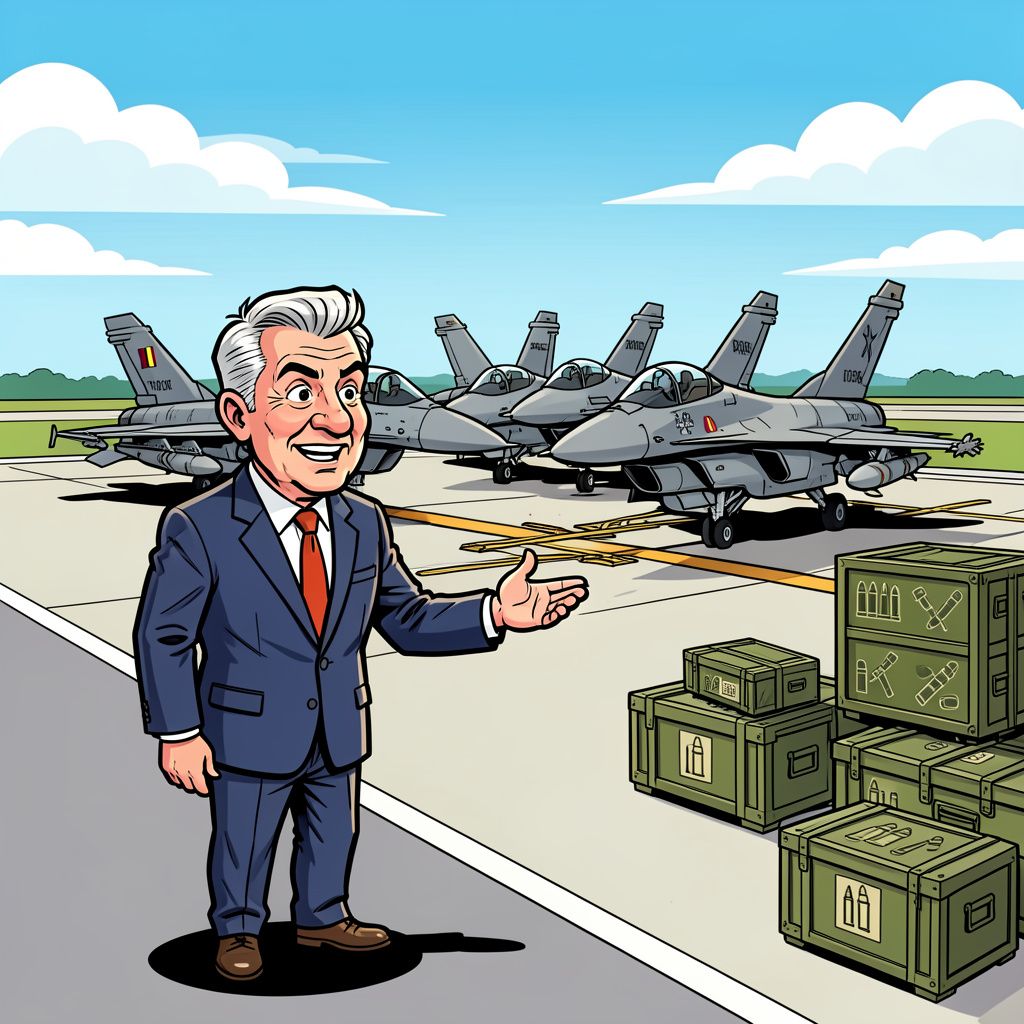 België levert dit jaar nog tien F-16 gevechtsvliegtuigen aan Oekraïne.