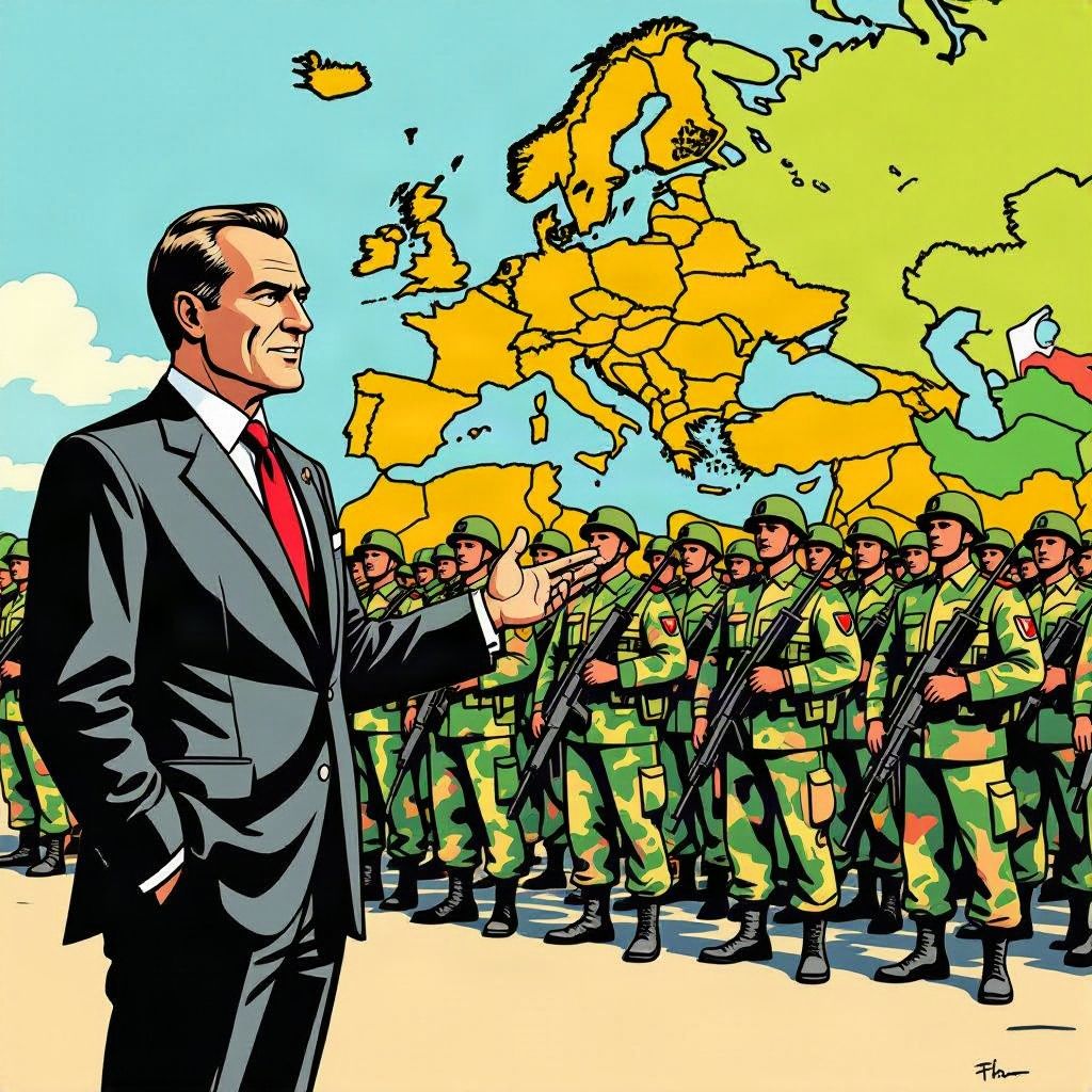 Premier Donald Tusk belooft dat Polen binnenkort het grootste leger van heel Europa heeft.