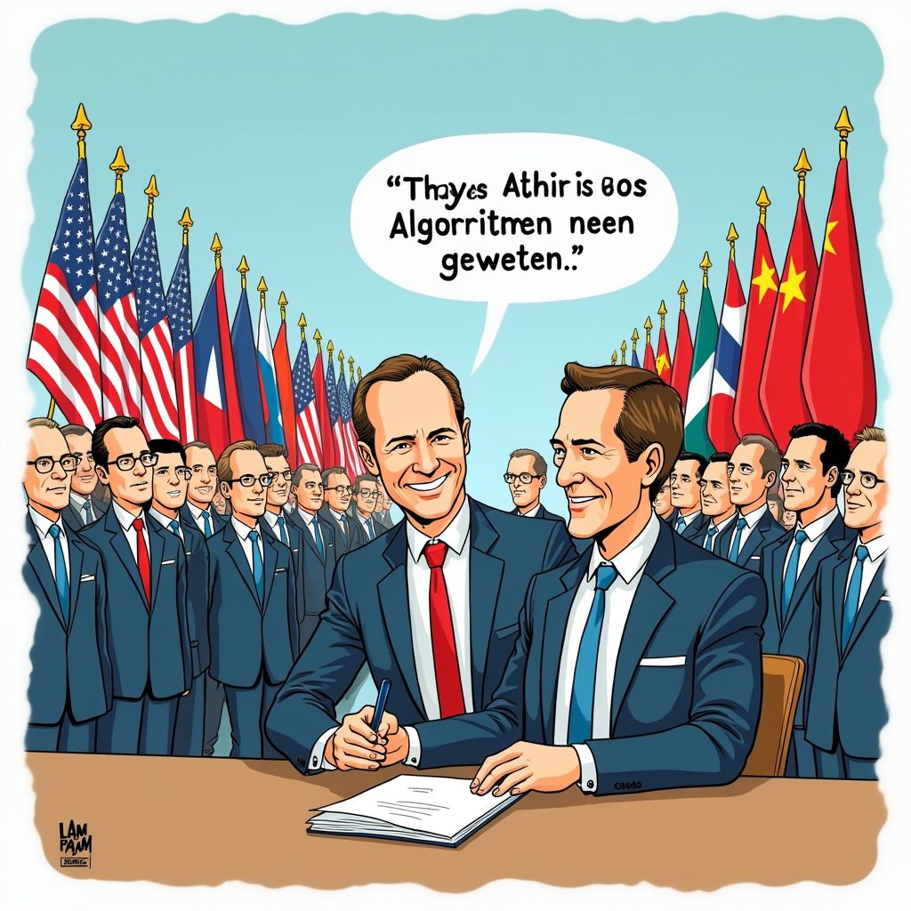 Slechts 35 van 85 landen tekenen militaire AI-verklaring terwijl VS en China wegblijven