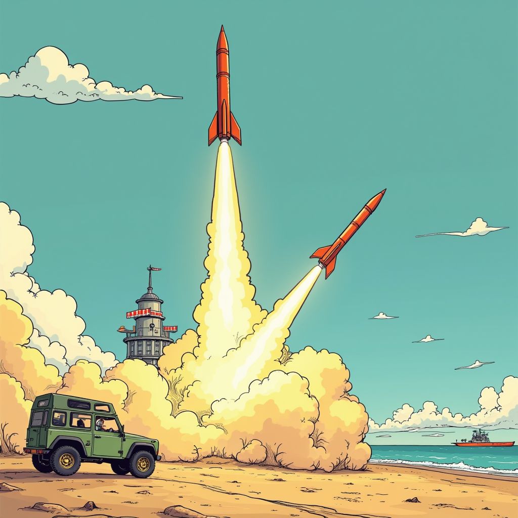 Iran vuurt voor het eerst raketten af op militaire basis op 4.000 kilometer afstand