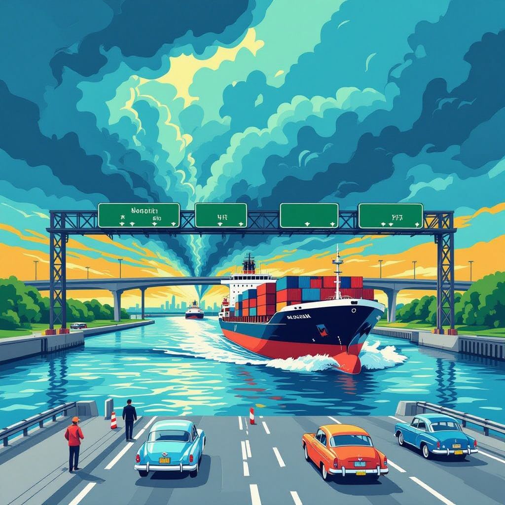 Een kapotte glasvezelkabel zet vandaag heel Nederland stil op de weg en het water.