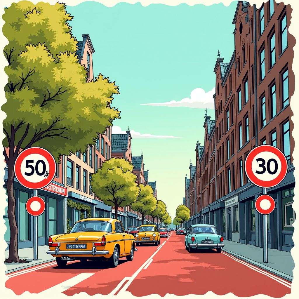 Amsterdam draait snelheidslimiet Weesperstraat terug van 50 naar 30 kilometer per uur