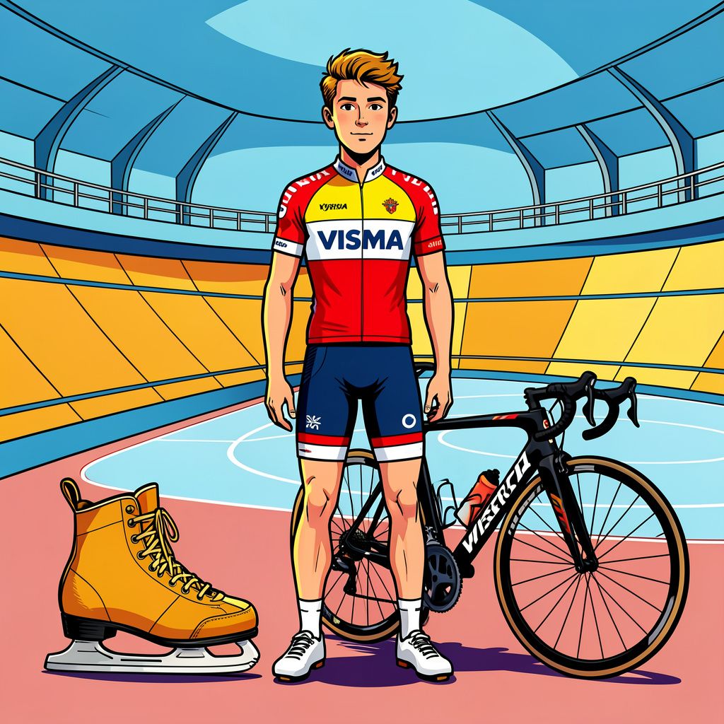 Schaatser en wielerwonder Thijs Wiersma kiest voor de opleidingsploeg van Visma.