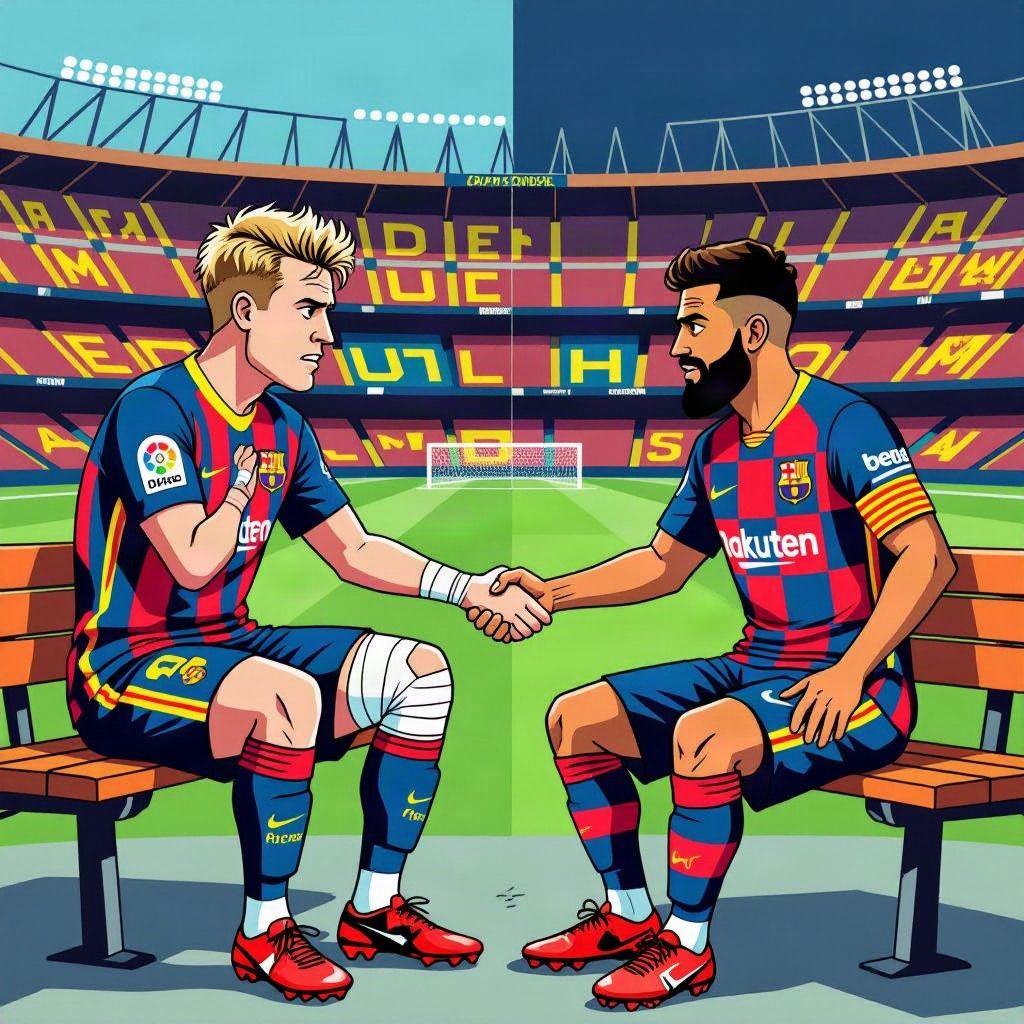 De slepende knieblessure van Frenkie de Jong opent onverwachts de deur voor een sensationele transfer van Rodri naar Barcelona.