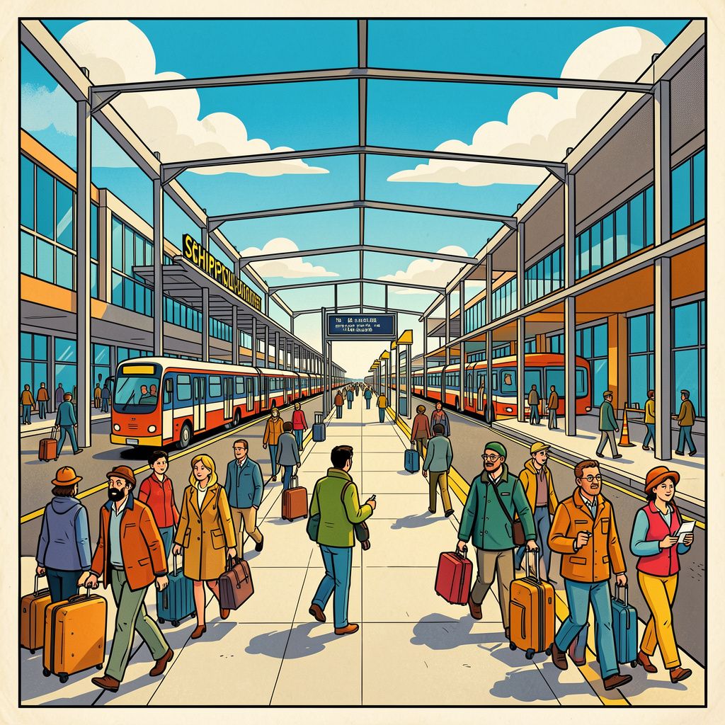 Schiphol verandert saaie bouwschuttingen in Nederlands langste straatkunstwerk van 690 meter