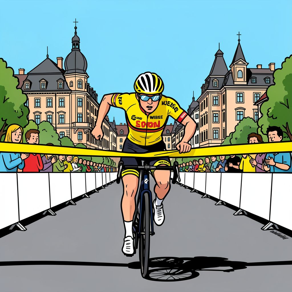 Lorena Wiebes sprint oppermachtig naar de gele trui in Lausanne