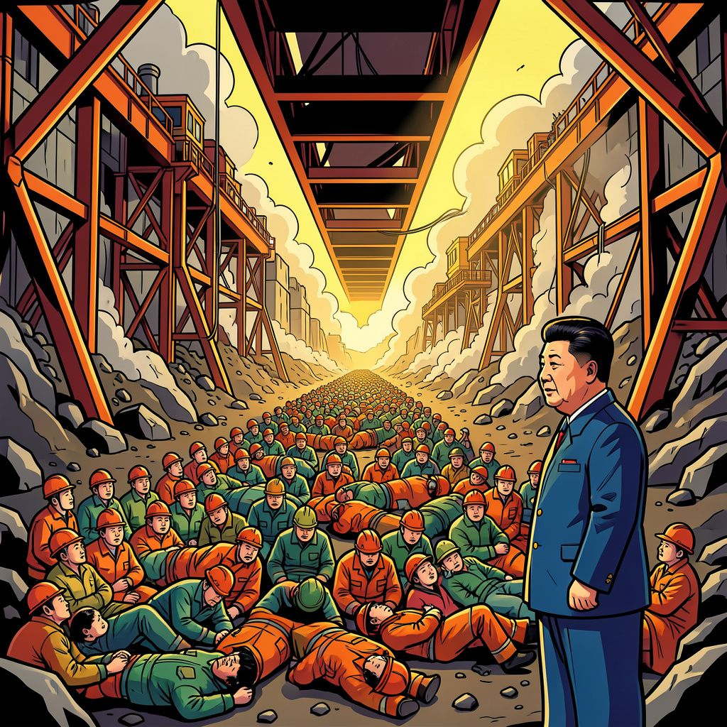Chinese mijnramp eist 90 levens na koolstofmonoxide-explosie in Shanxi.