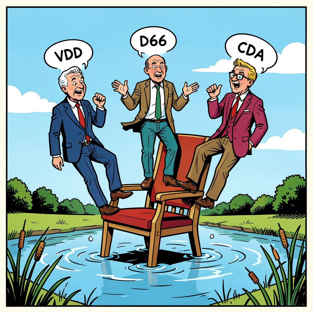De Ronde Venen krijgt wankele coalitie van drie partijen die met één stem verschil kan vallen