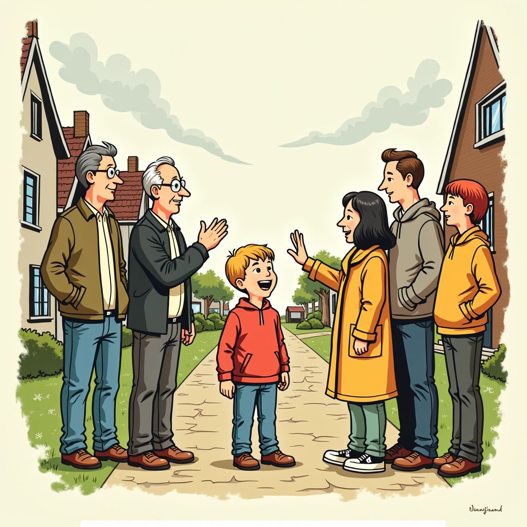 Een heel dorp spreekt gebarentaal zodat Gijs zich thuis voelt.