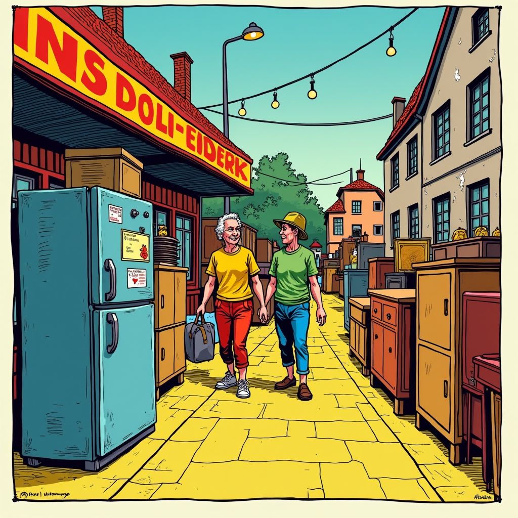 Nederlandse benzinetoeristen kunnen nu ook tweedehands shoppen in Kranenburg