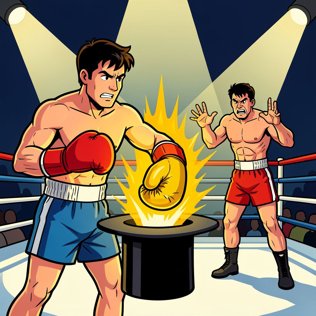 Geraldo Holzken tovert een knock-out uit zijn hoge hoed na een magische opkomst.