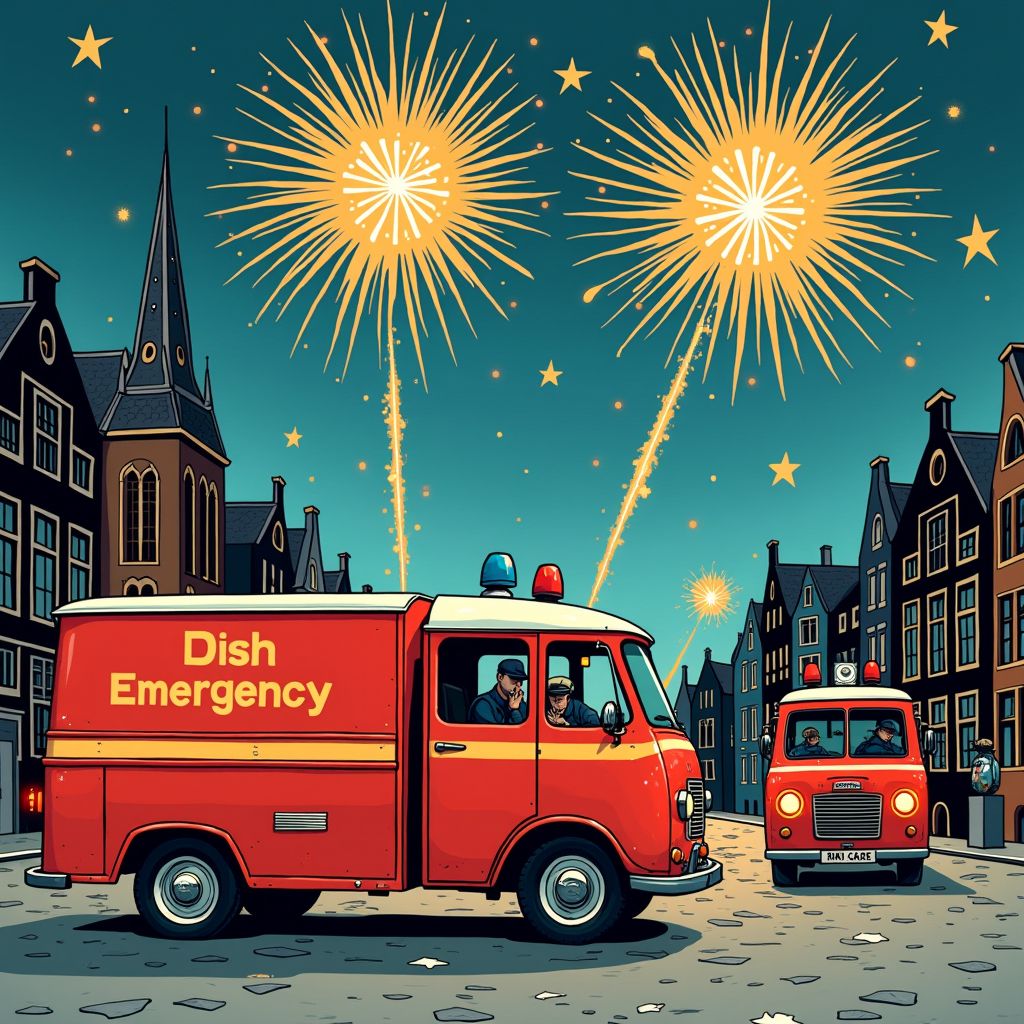 Nederland ervaart 'ongekend veel geweld' tegen hulpverleners tijdens jaarwisseling