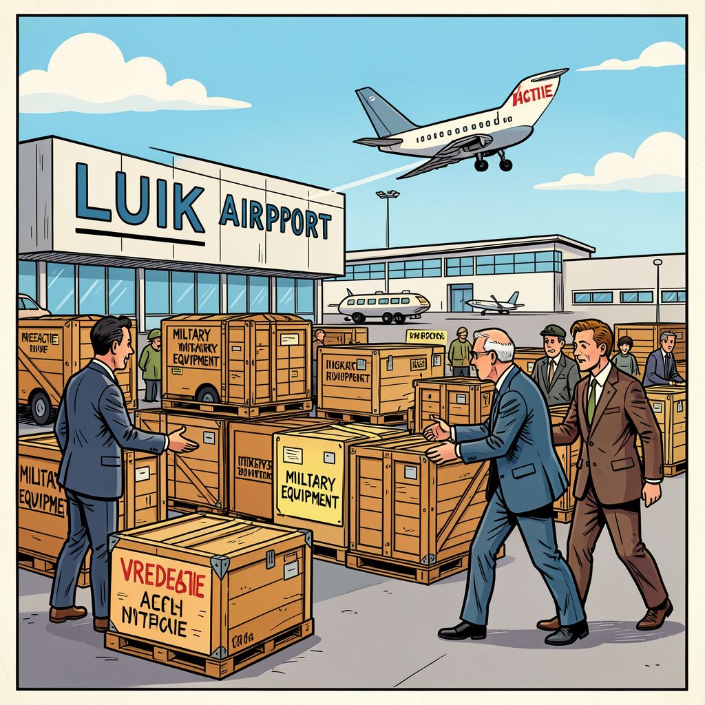 NGO ontmaskert illegale wapensmokkel naar Israël op Luikse luchthaven