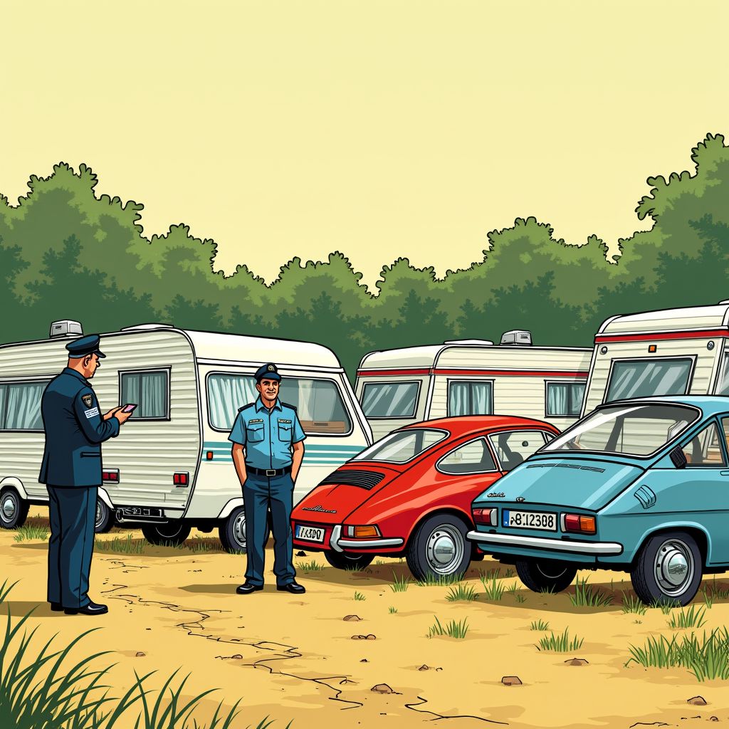 Deurwaarders halen dertig caravans weg bij dealer terwijl advocaat spreekt van wilde actie