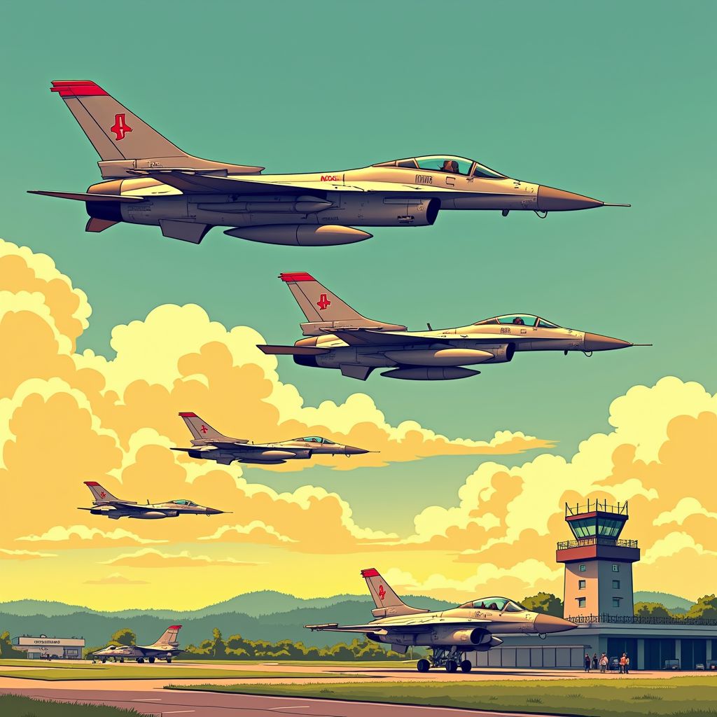 NATO-vliegtuigen patrouilleren boven Polen terwijl Rusland opnieuw Oekraïne bombardeert