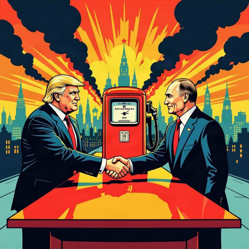 Donald Trump sluit omstreden dieseldeal met Vladimir Poetin voor lage brandstofprijzen.