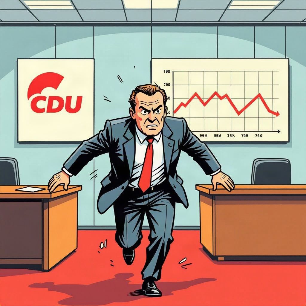 Bondskanselier Friedrich Merz wankelt na een historisch pak slaag voor zijn partij bij de Duitse verkiezingen.