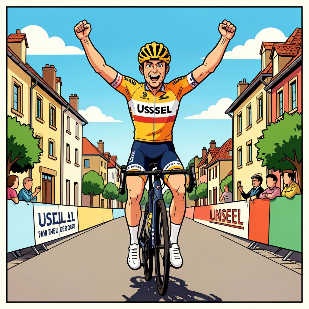 Mathieu van der Poel slaat genadeloos toe in een ingekorte Tour-etappe.