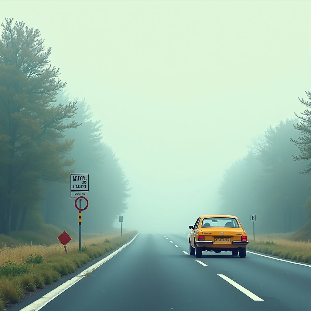 Dichte mist zorgt voor gevaarlijke verkeerssituaties in vier Nederlandse provincies