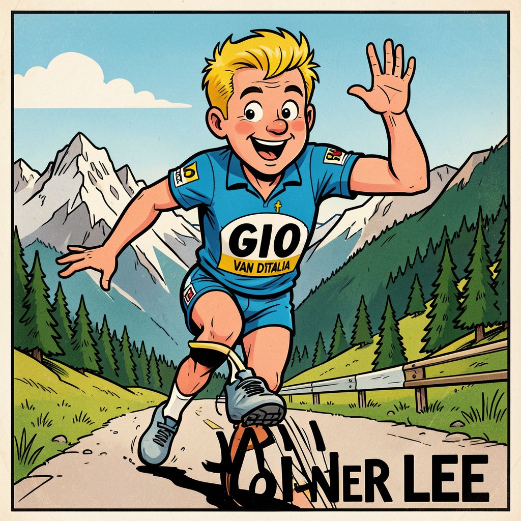 Schiedammer gaat van virtueel wielrennen naar Giro-bergtrui in recordtempo