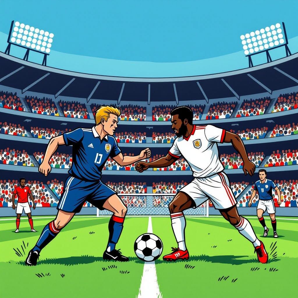 schotland schokt haïti met late winst en zet eerste stap op weg naar wk-geschiedenis