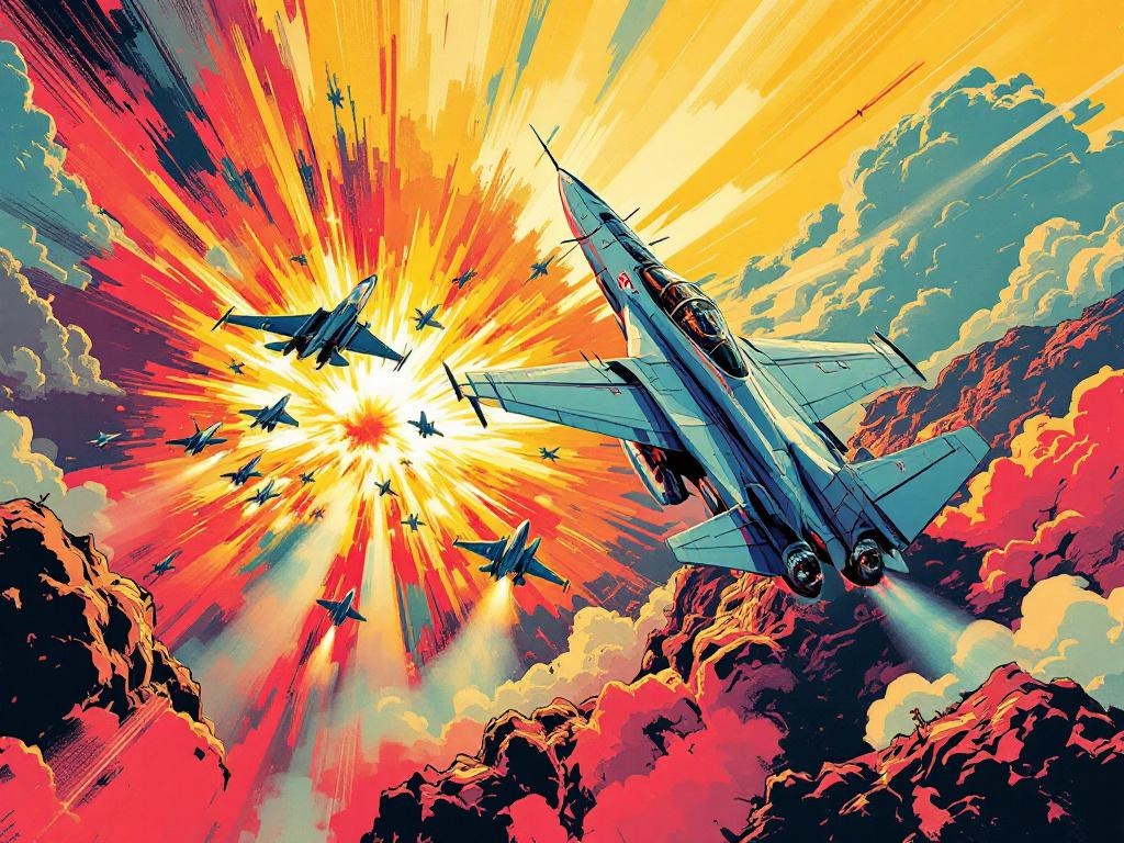 Israëlische Luchtmacht Vernietigt Iraanse Straaljagers Diep in Iran