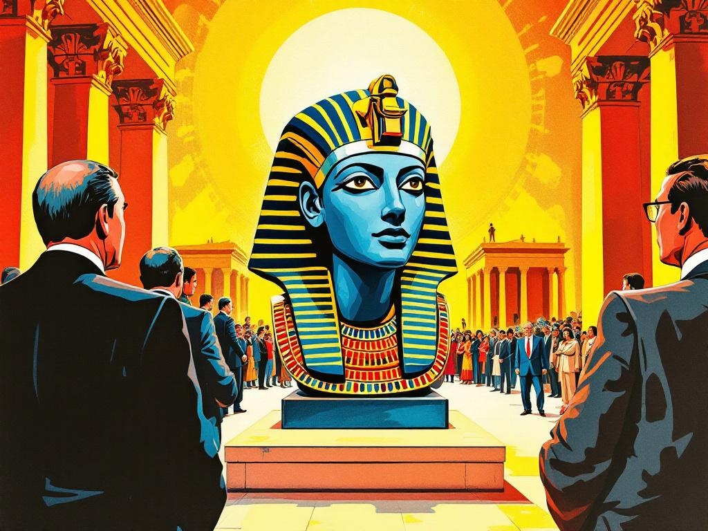 Nederland onderschept 3500 jaar oude farao-sculptuur op kunstbeurs en geeft deze terug aan Egypte