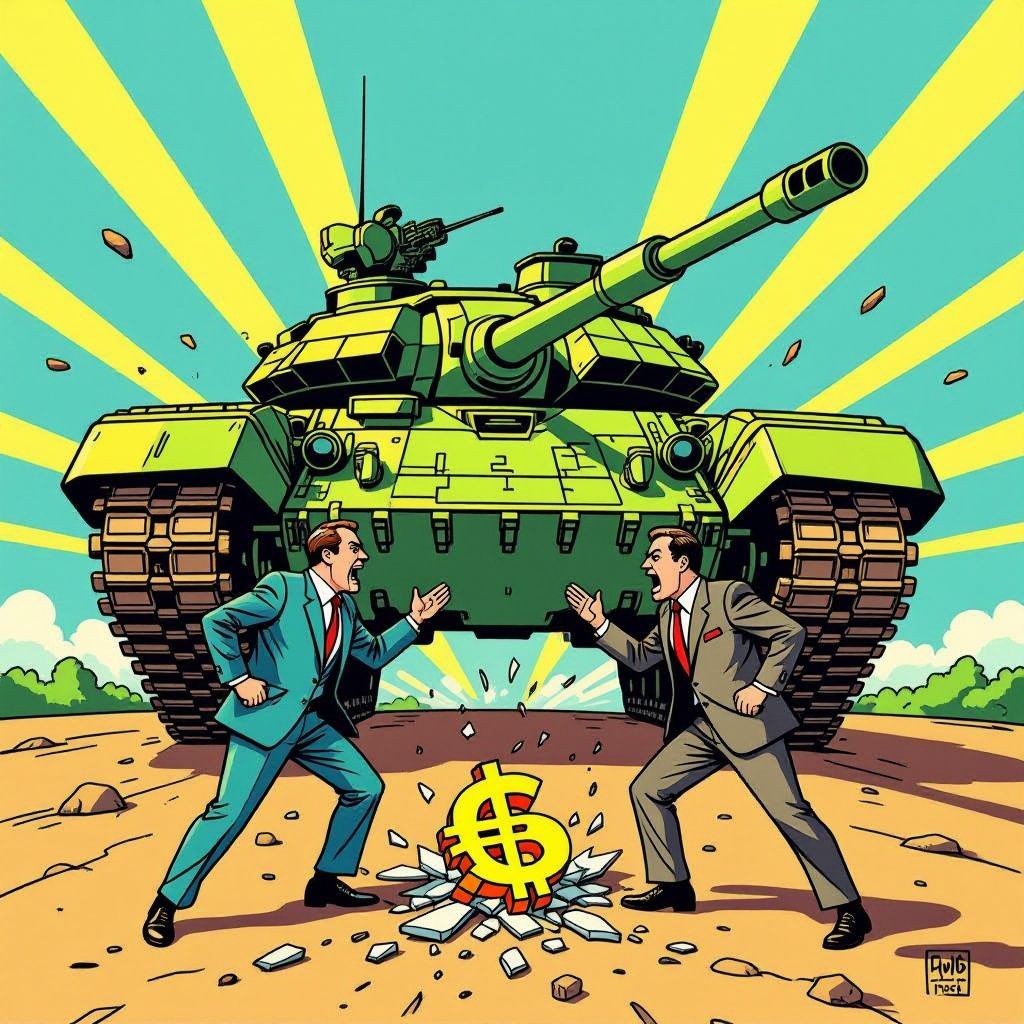 valt de nieuwe europese supertank uit elkaar voor hij er zelfs is?