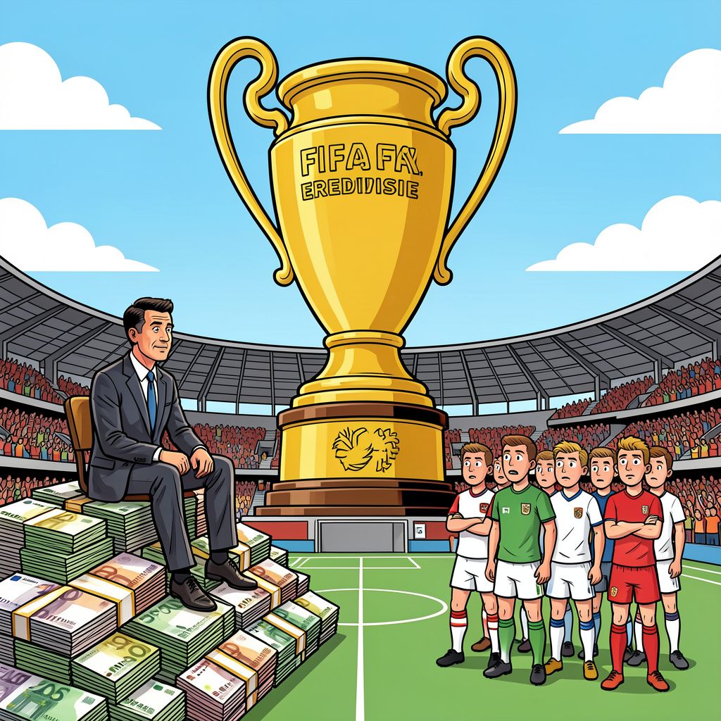 Met één wk-finale verdient de fifa meer dan de hele eredivisie in een heel jaar bij elkaar raapt.
